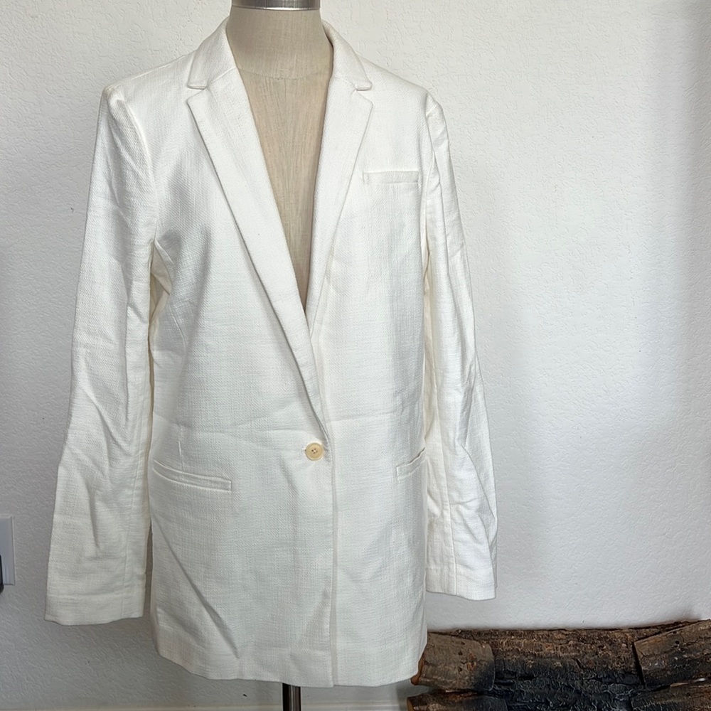 Banana Republic White Blazer